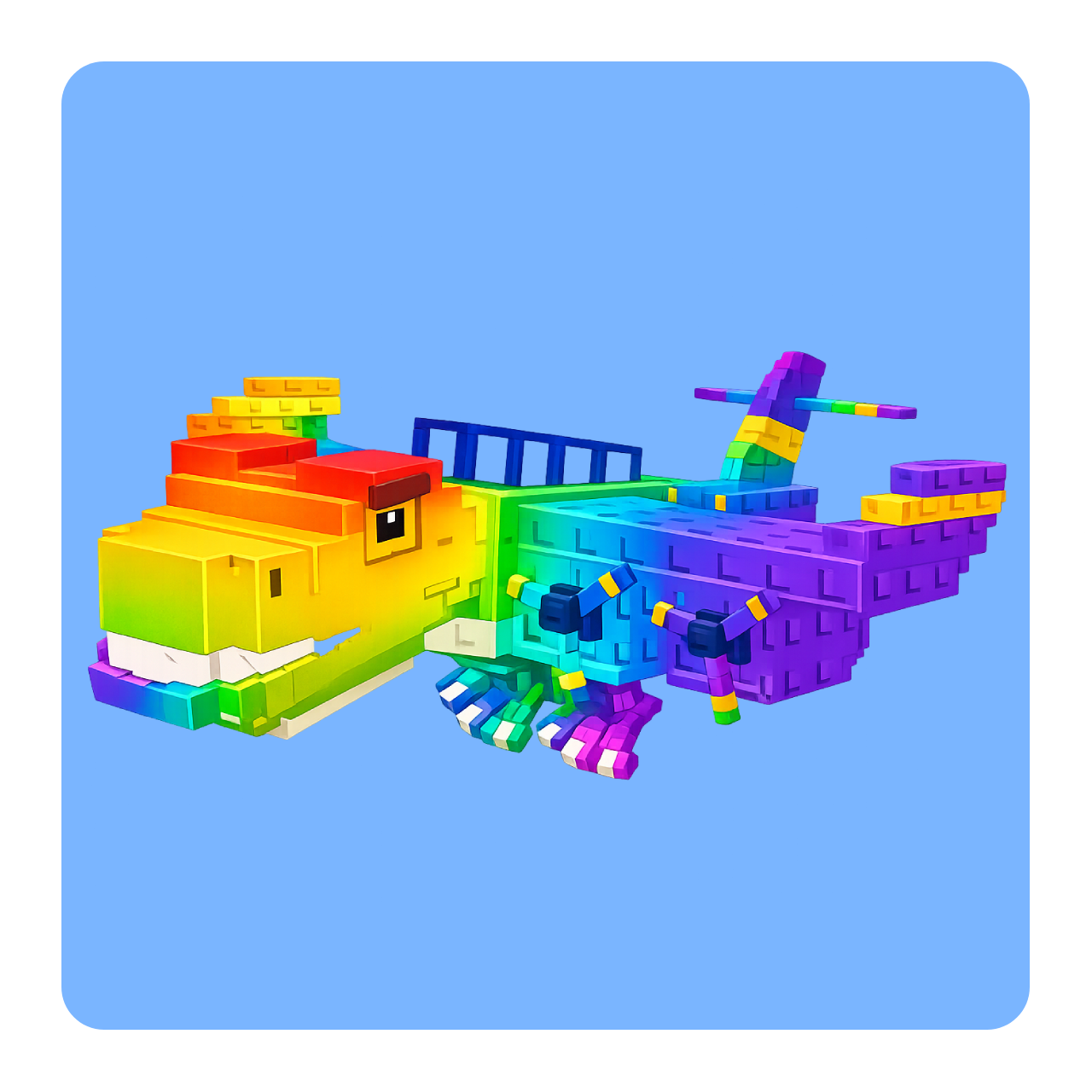 Rainbow Nuclearo Dinossauro