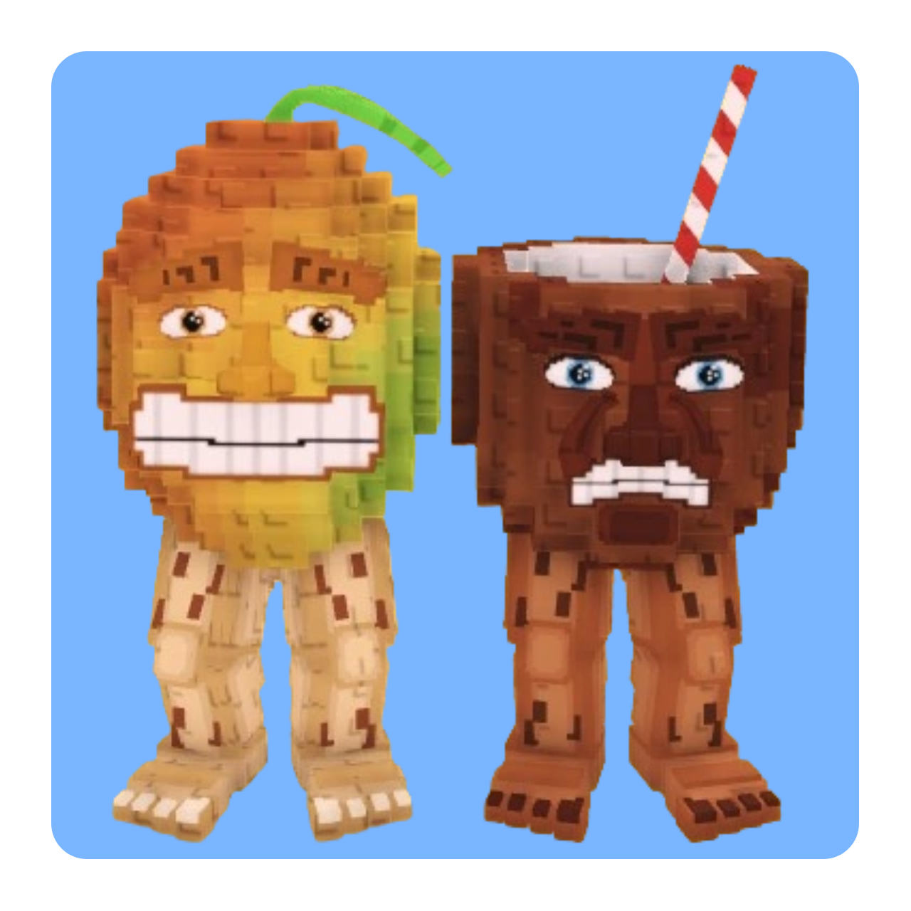 Coco and Mango