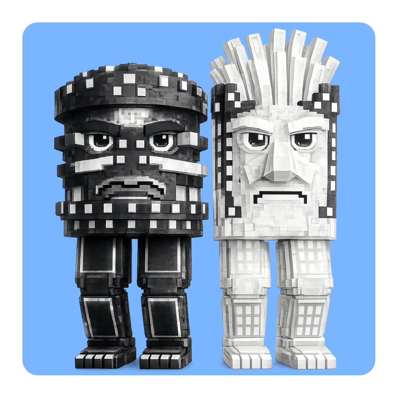 Yin Yang Burguro And Fryuro