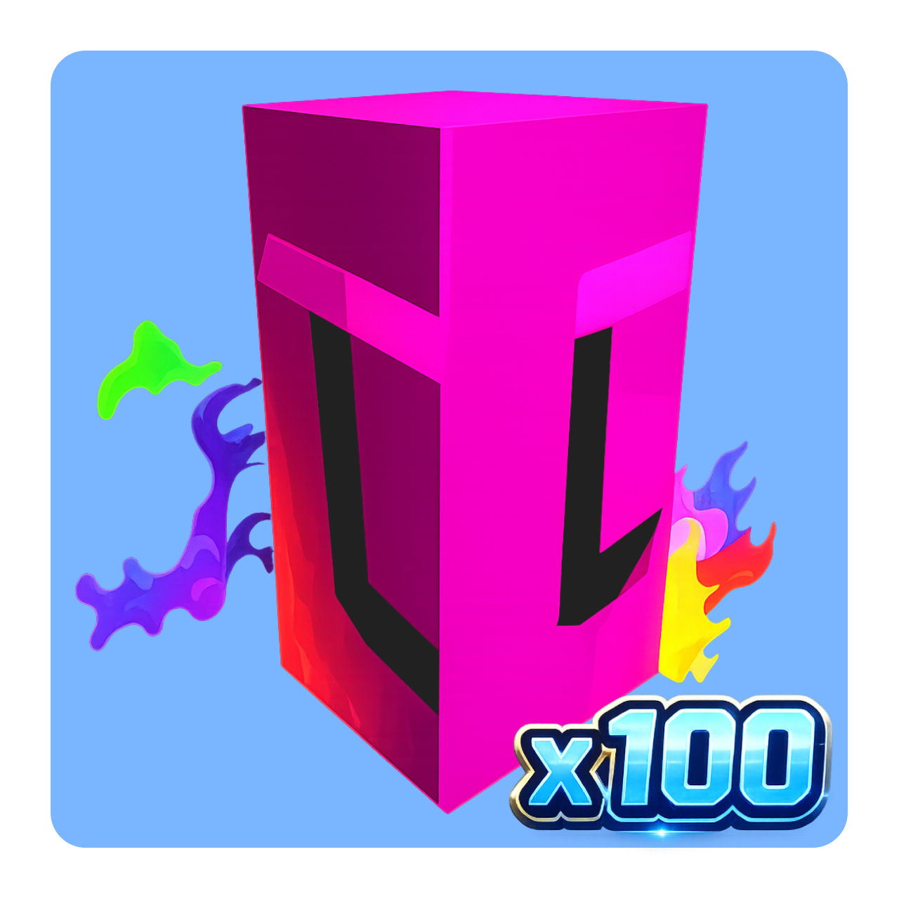 x100 Rainbow Seed