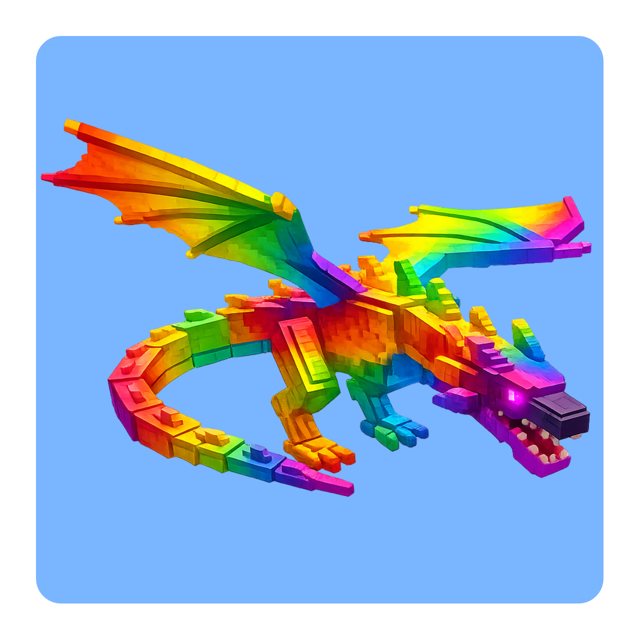 Rainbow Black Dragon