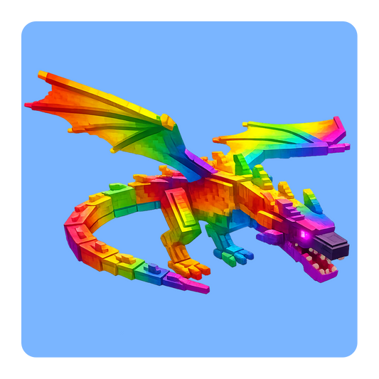 Rainbow Black Dragon