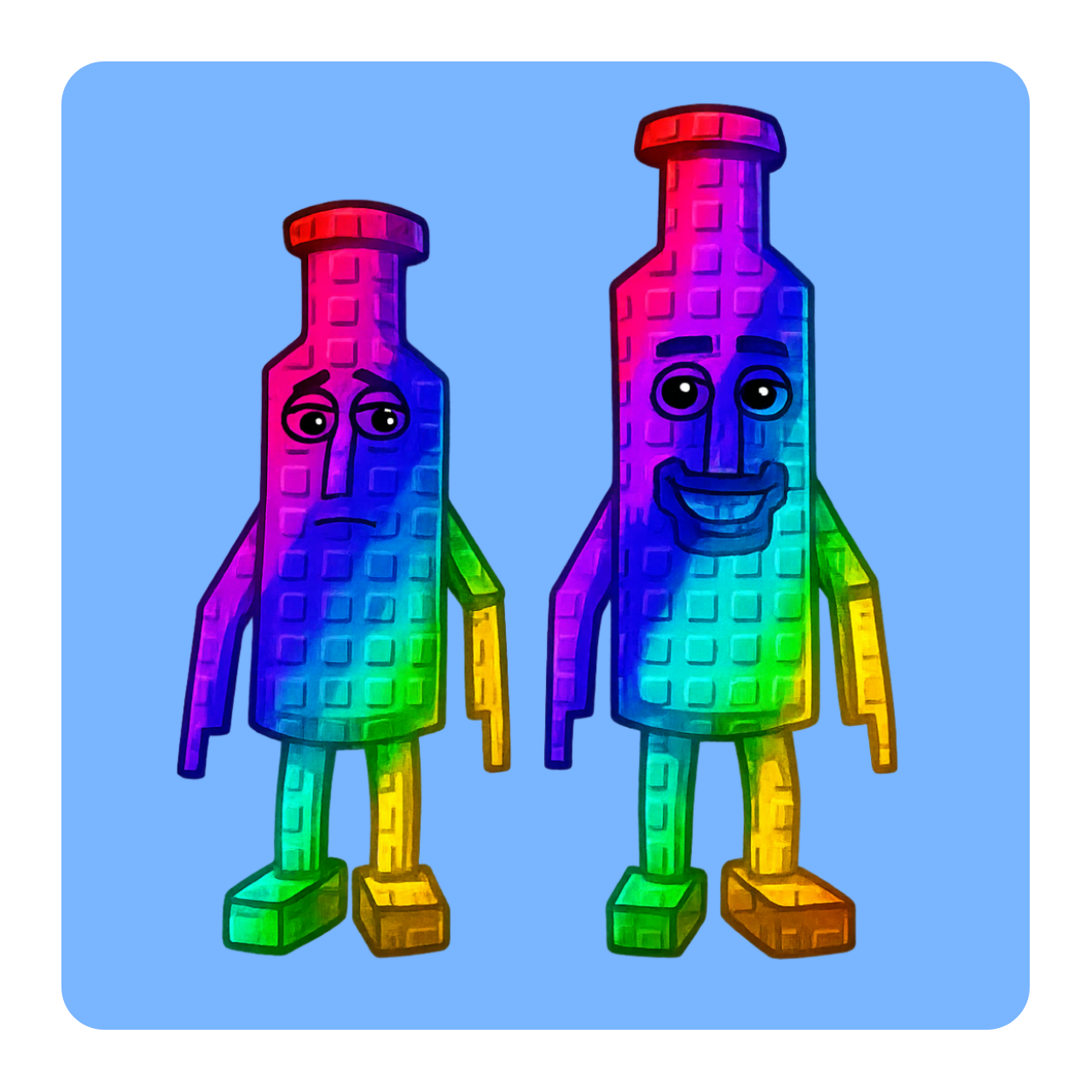 Rainbow Ketchuru and Musturu